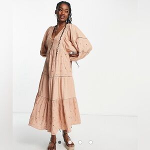 ASOS Design Mixed Broderie Dress NWOT